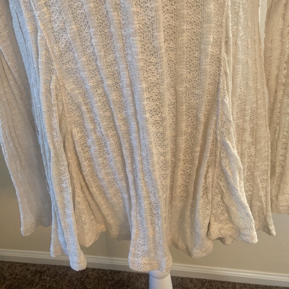 ❌SOLD❌NWT Shawl Style Cardigan - Open Weave Lace Like Material Sz M - Picture 8 of 16
